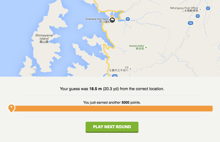 Check out: GeoGuessr, the Google Maps game – Wondermark