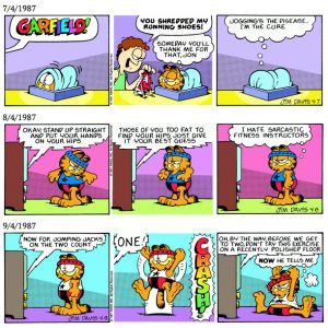 On the bonkers color palette of Garfield comics – Wondermark